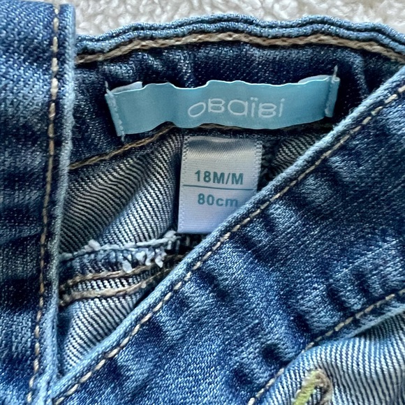 Obaibi Denim Short Overalls - Picture 9 of 14